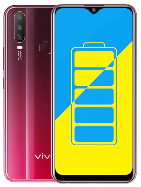 VIVO Y15 64GB SIMフリー Android スマホ vivo Y15 Dual SIM Smartphone, 4GB RAM 64GB 4G LTE - Blue